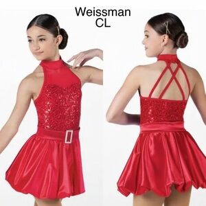 Weissman Sparkling Red Performance Dress